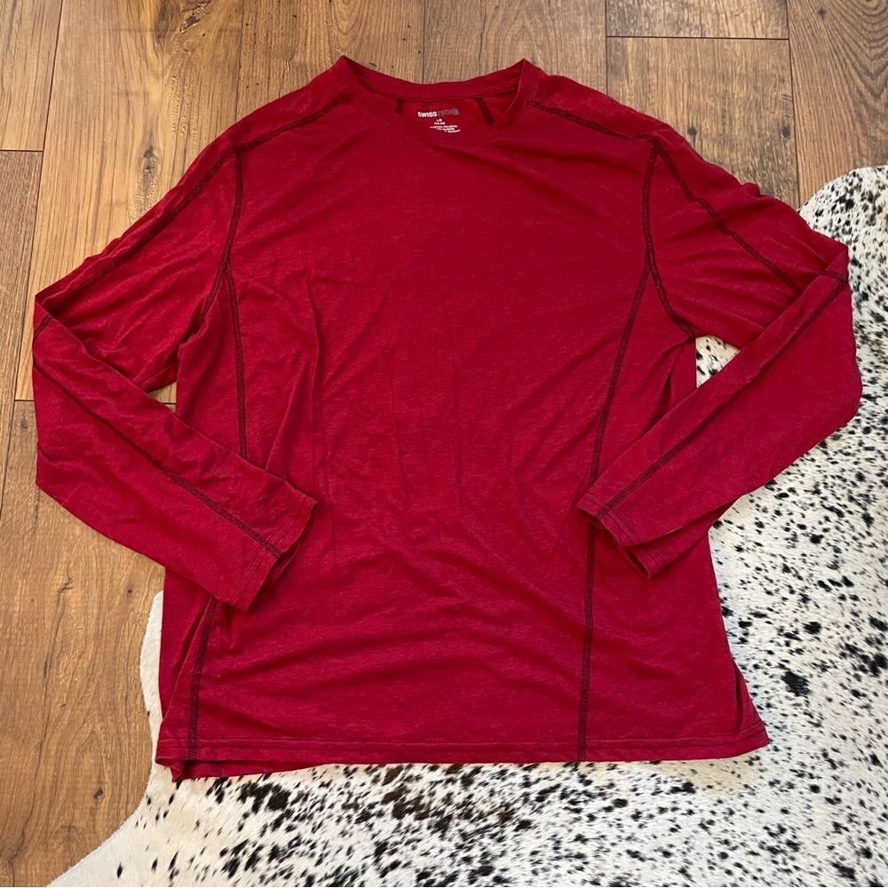 Swiss Tech Men's Large Base Layer Long Sleeve - Picture 2 of 6